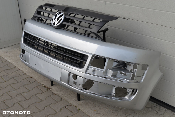 VW TRANSPORTER MULTIVAN CARAVELLE T5 LIFT ZDERZAK PRZEDNI GRILL - 3