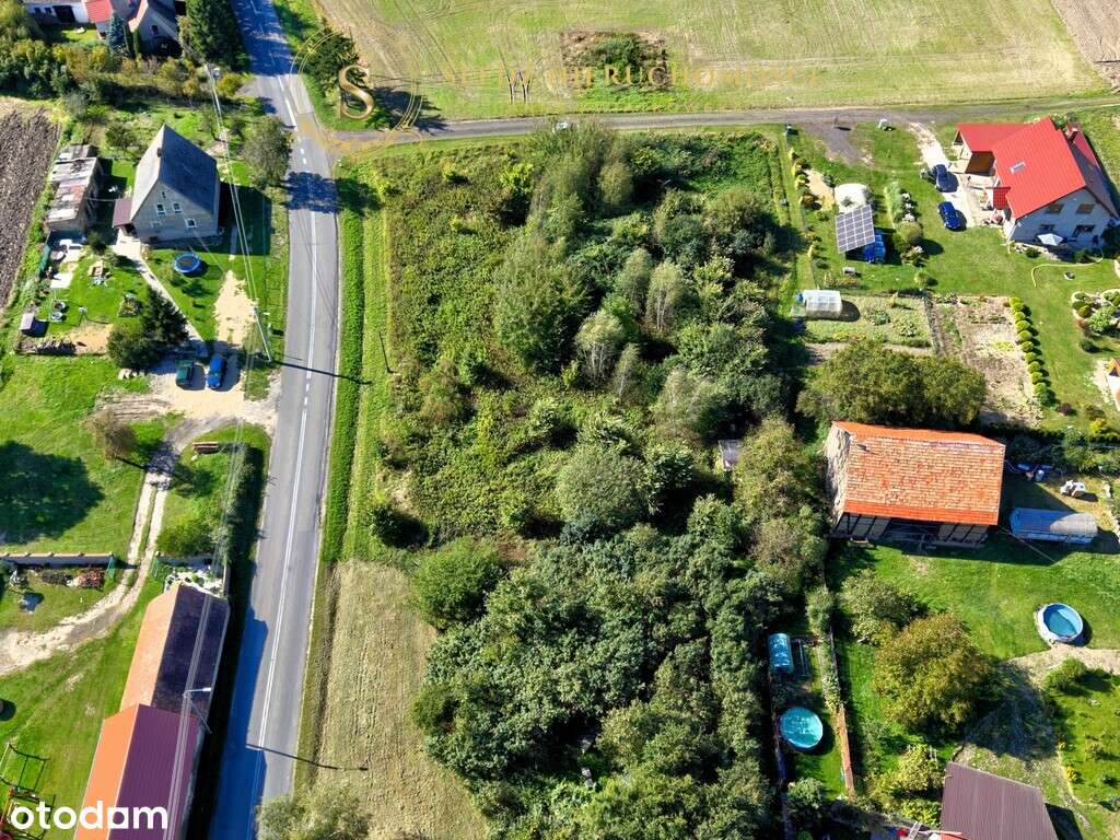 * Działka Budowlana z parkiem * 10 min od miasta *-3