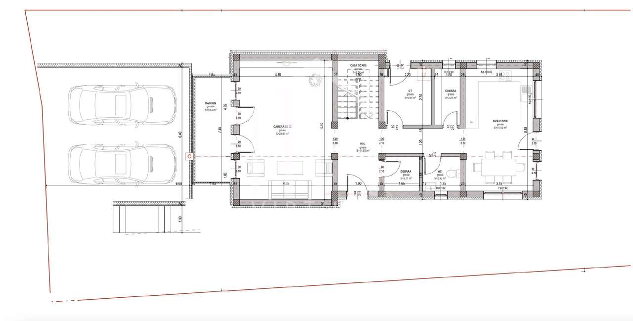 Casa individuala, 4 camere, 925mp teren, toate utilitatile, Cisnadie - Imagine principală: 3/20