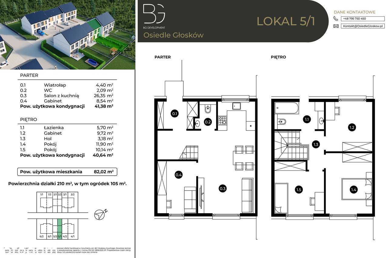 5-pokojowy dom 82m2 + ogródek Bez Pośredników - Pełny obrazek: 2/7