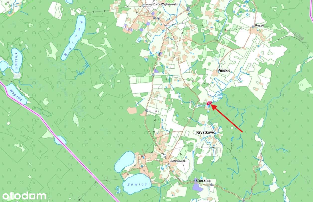 Malownicza działka z warunkami zabudowy – Bieszkowice, ul. Pińska - Pełny obrazek: 5/5