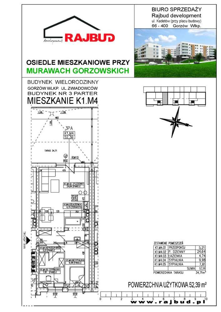 NOWE MIESZKANIA Etap 1 ul Kostrzyńska-Zwiadowców - Pełny obrazek: 2/8