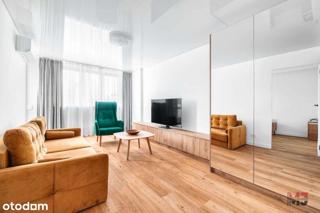 Klimatyczne 2-pokojowe mieszkanie 38,60m2, klimatyzacja, balkon
