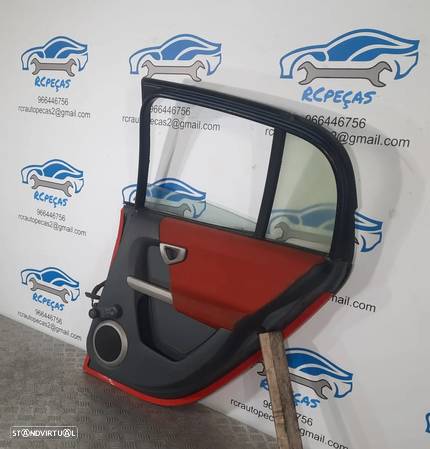 PORTA PORTAS TRASEIRA TRÁS DIREITA SMART FORFOUR I 1 454 MOTOR PUXADOR VIDRO - 3