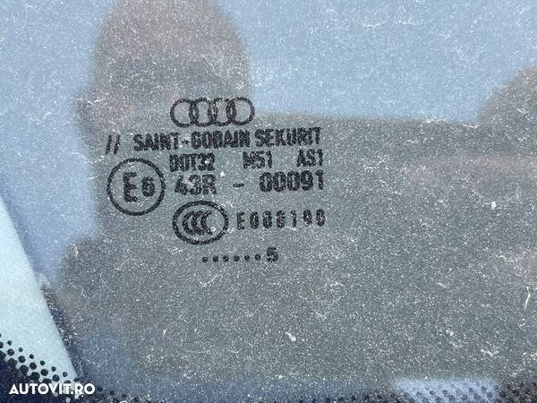 Parbriz Geam Sticla Simplu Fara Senzor sau Incalzire Audi A4 B7 2005 - 2008 - 4