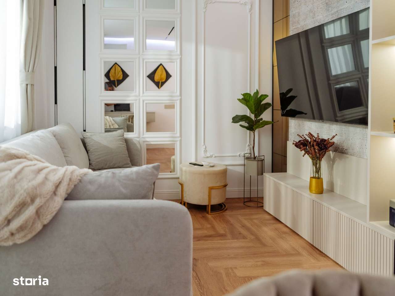 Decebal-garsoniera renovata-3/4-dec, mobilata+utilata lux,135000 €-14