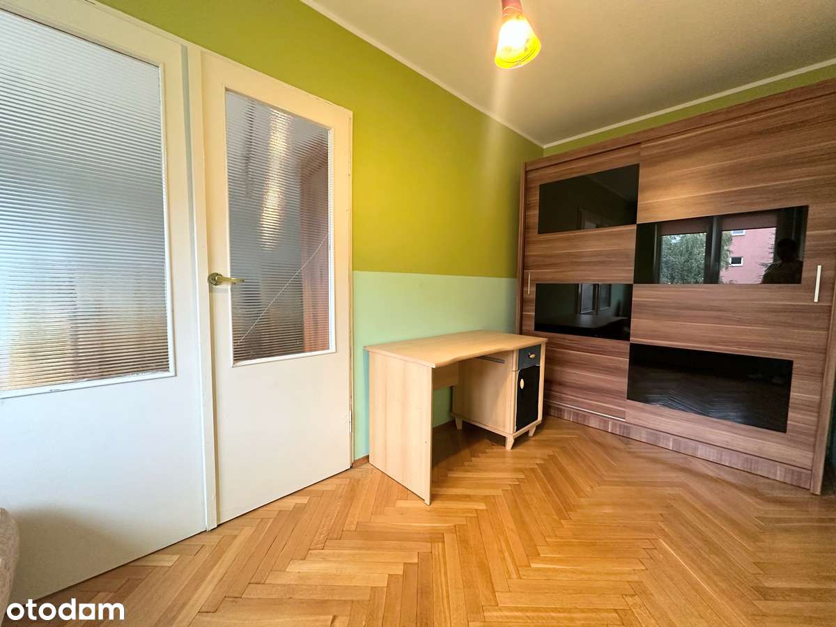 Gotowe ciepłe jasne mieszkanie na 1 piętrze, 3 pokoje, piękny parkiet. - Pełny obrazek: 4/15