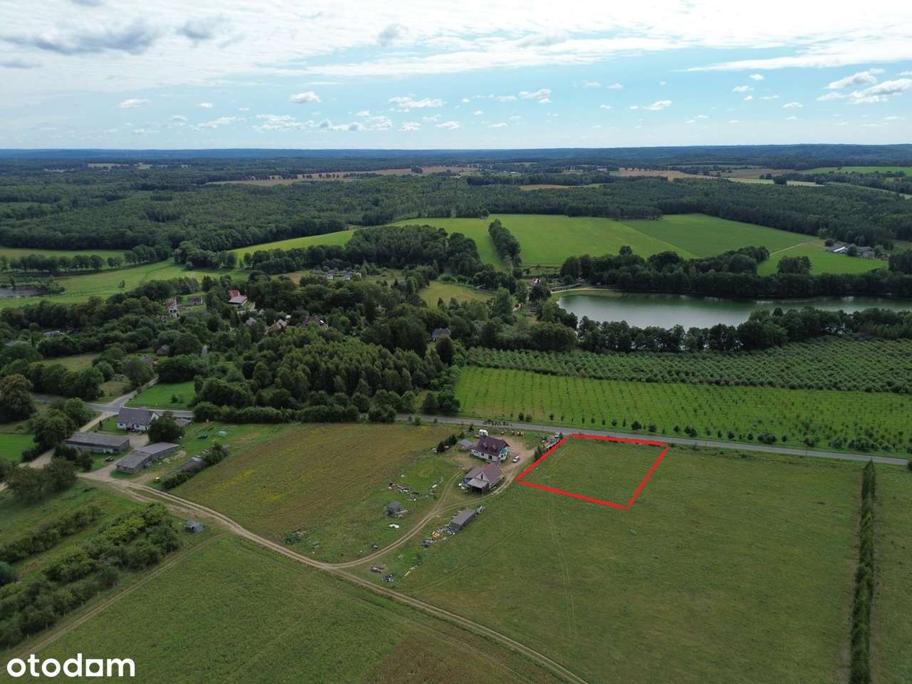 Blisko jeziora, droga asfaltowa, działka idealna pod dom - Pełny obrazek: 5/10