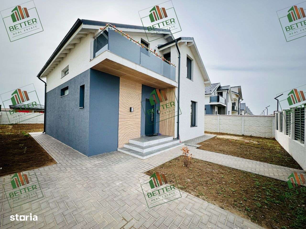 Ansamblu de case P+M Comuna Berceni Ilfov - Imagine principală: 2/15