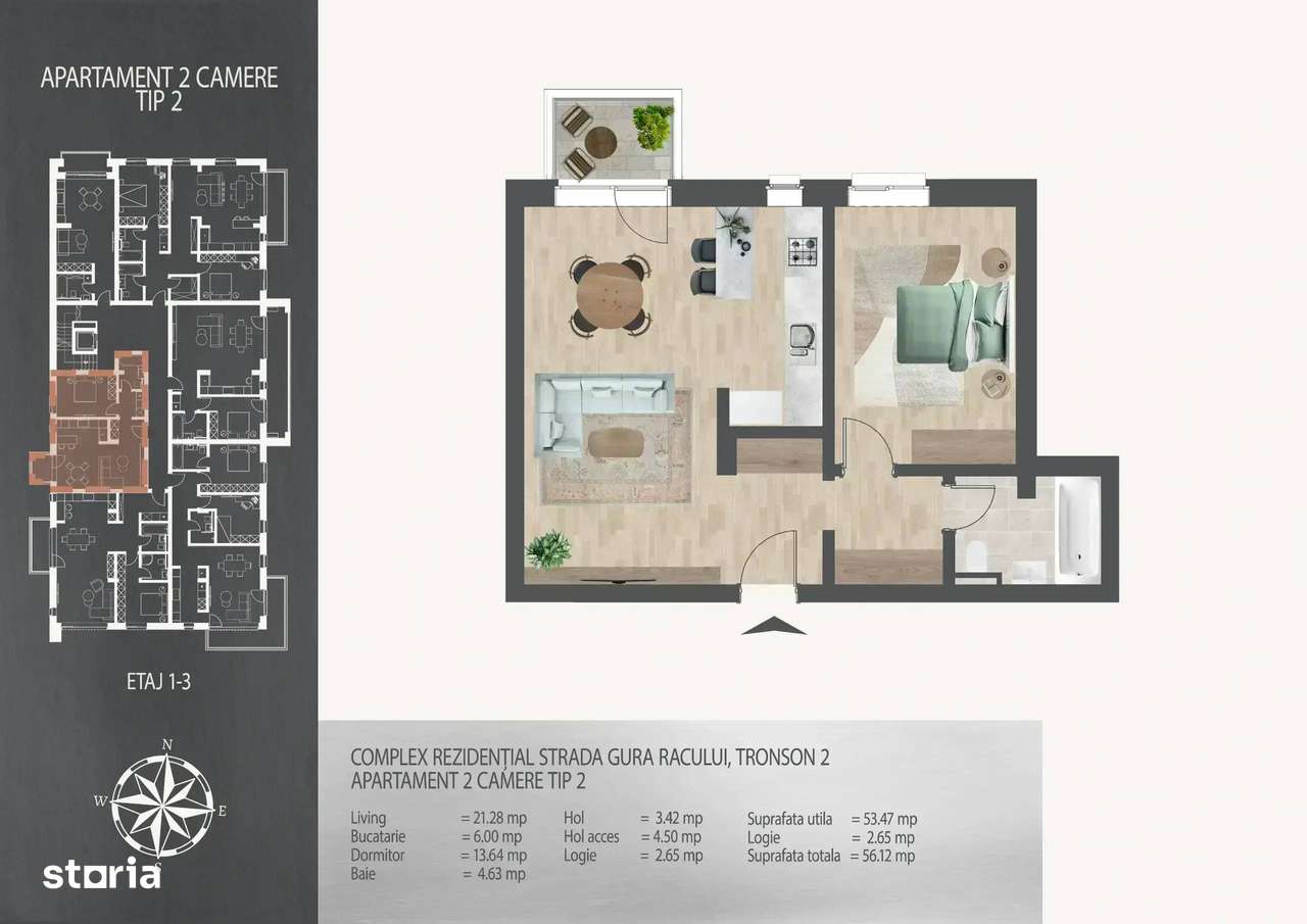 NOU Apartament 2 camere pozitionare excelenta langa metrou Dezvoltator - Imagine principală: 5/5