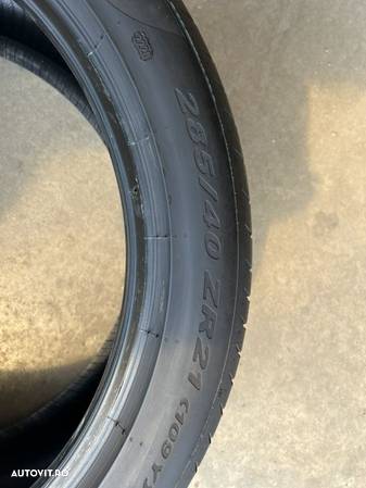 vând 4 anvelope 285/45/20 Pirelli de vară ca noi - 6