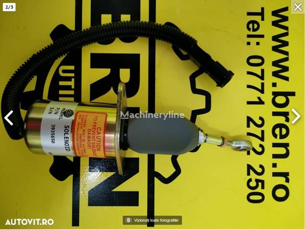 Altă parte componentă motor Solenoid/Opritor motor LIEBHERR (SA-4764-24 6CT) pentru excavator LIEBHERR 3935650 - 2