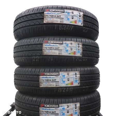 4 x YOKOHAMA 175/70 R14 84T BluEarth AE-01 Lato 2014 - 1