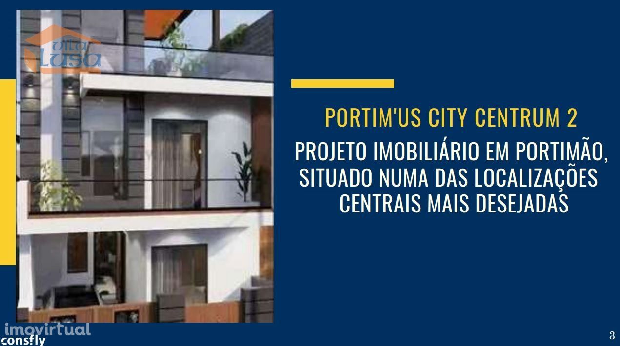 T1 Novo  c/ garagem e varanda em Portimão.