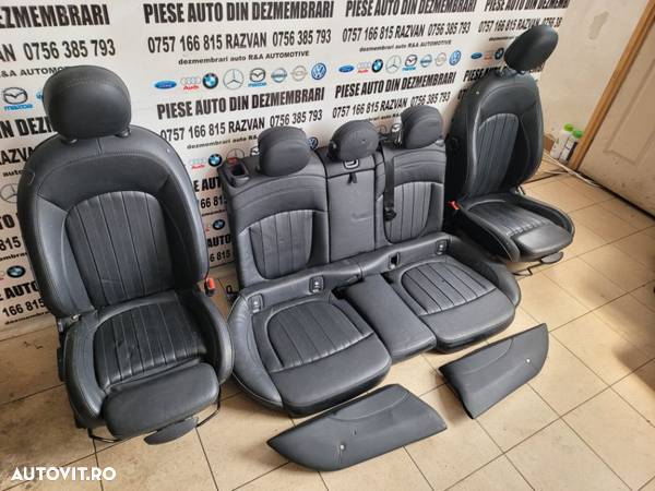 Interior Scaune Fata Spate Bancheta Din Piele Cu Incalzire Mini Clubman F54 Dupa 2015 Volan Stanga - 3