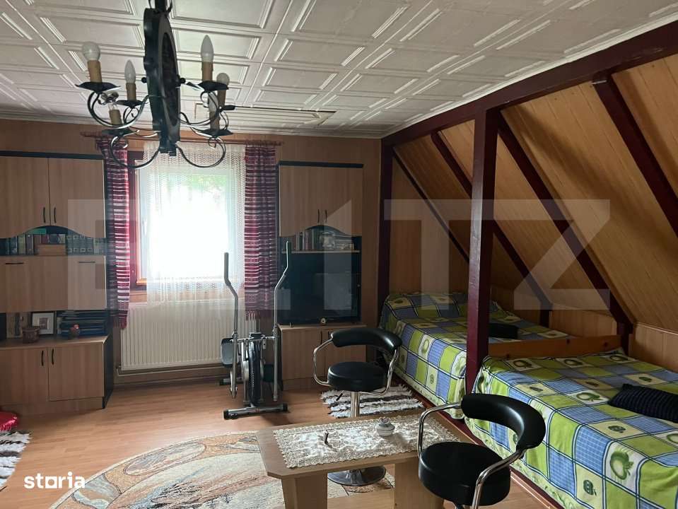 Casa de lemn cu teren generos – 1500 mp in Cerghid, liniste si natur - Imagine principală: 4/8