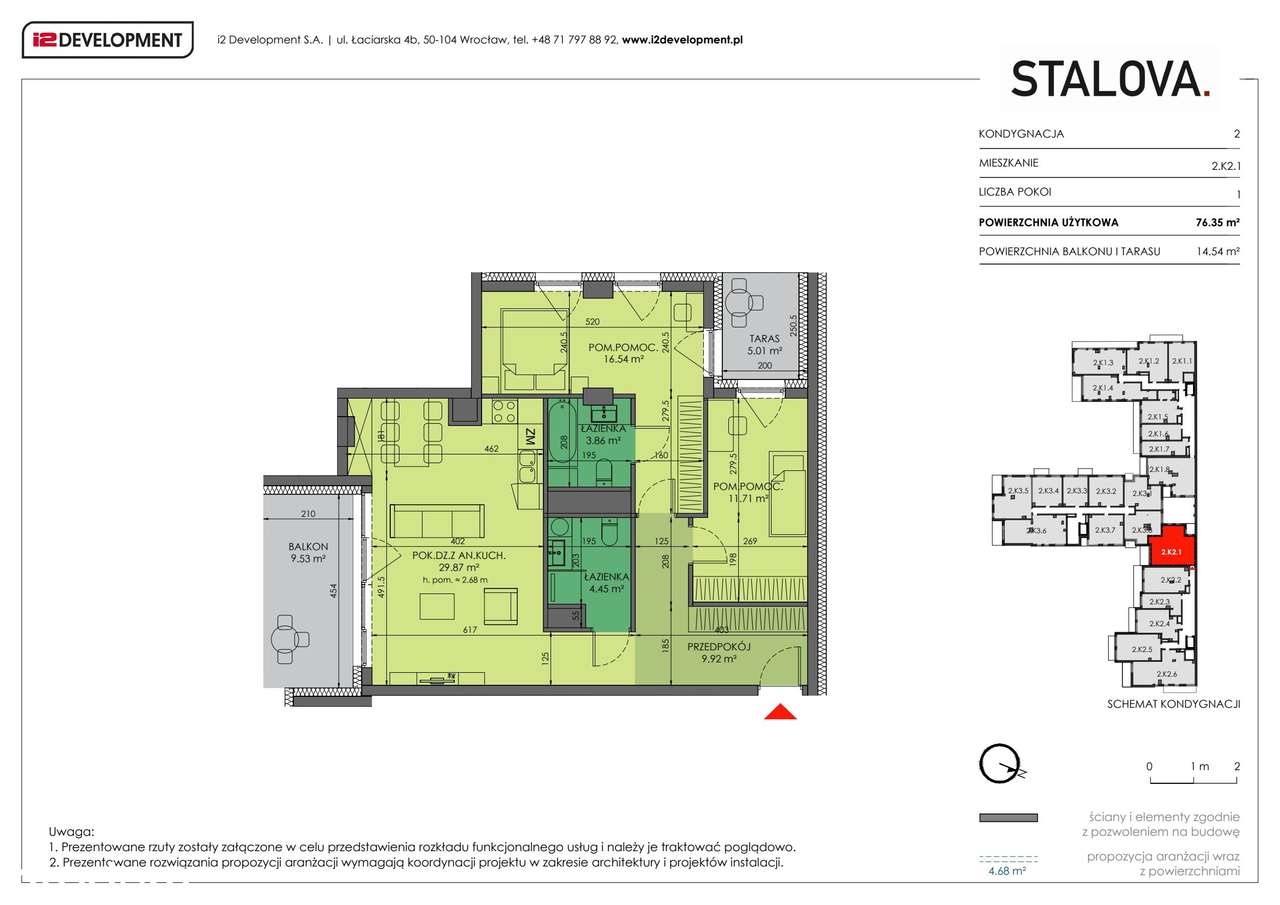 Stalova | mieszkanie 1-pok. | 2.K2.1 - Pełny obrazek: 2/4