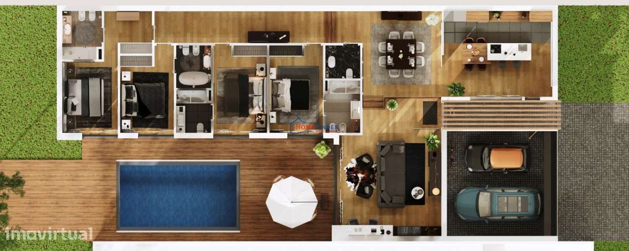 Moradia Térrea Gaveto V4 NOVA - Celeirós-23