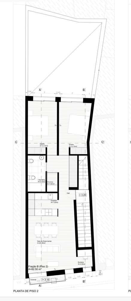 Apartamento 1.º Andar – T2  Esposende-7