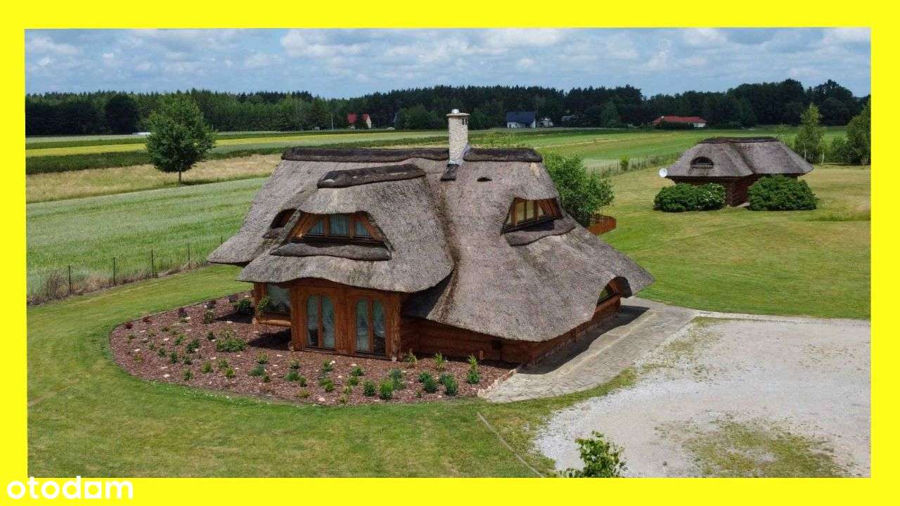 Góralski dom z bala na działce ponad 1ha -Siedlce - Pełny obrazek: 1/20