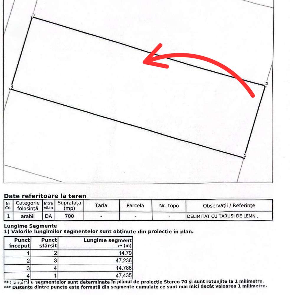 Teren intravilan de vânzare situat în Livada de Bihor - Imagine principală: 1/1