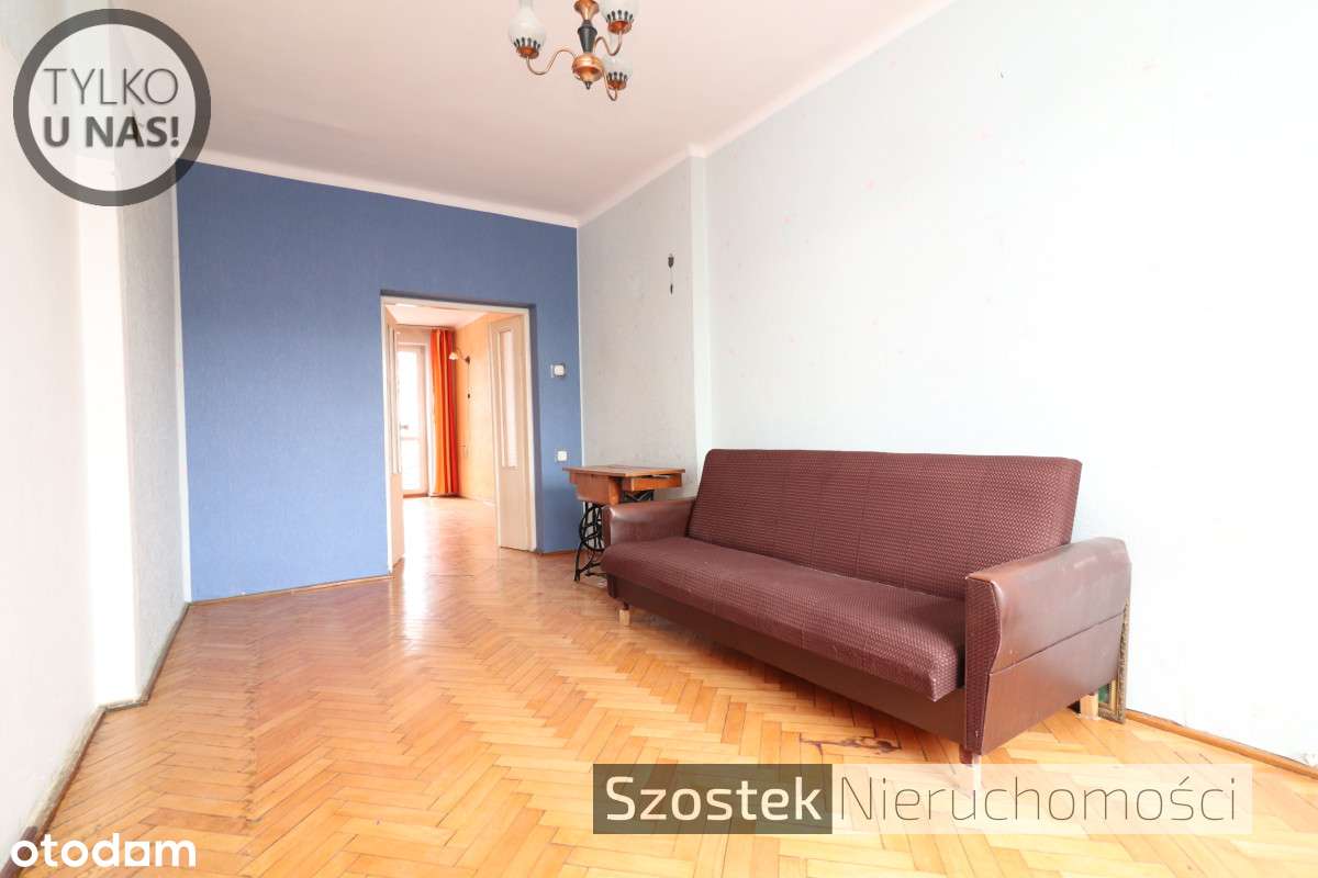 Przestronne 2 pokojowe na 2 piętrze z balkonem w okolicy al. Pokoju-4