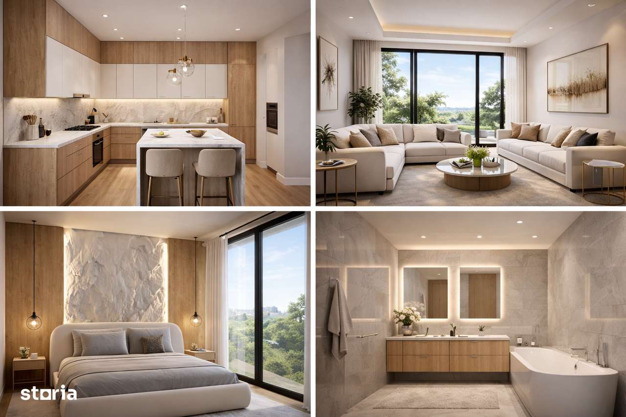 3 camere | Ansamblu privat | Parc interior | Acces Militari