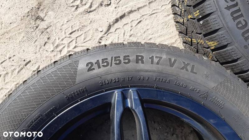 Felgi alu 17 cali 5x114,3 + opony Continental 215/55/17 nr 131 - 3