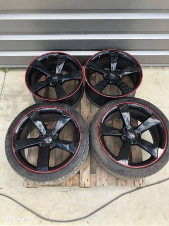 AUDI KOMPLET ALUFELG 9,0Jx19H2 ET33 8T0601025CD ROTOR S5 RS5 ORYGIAŁ - 2