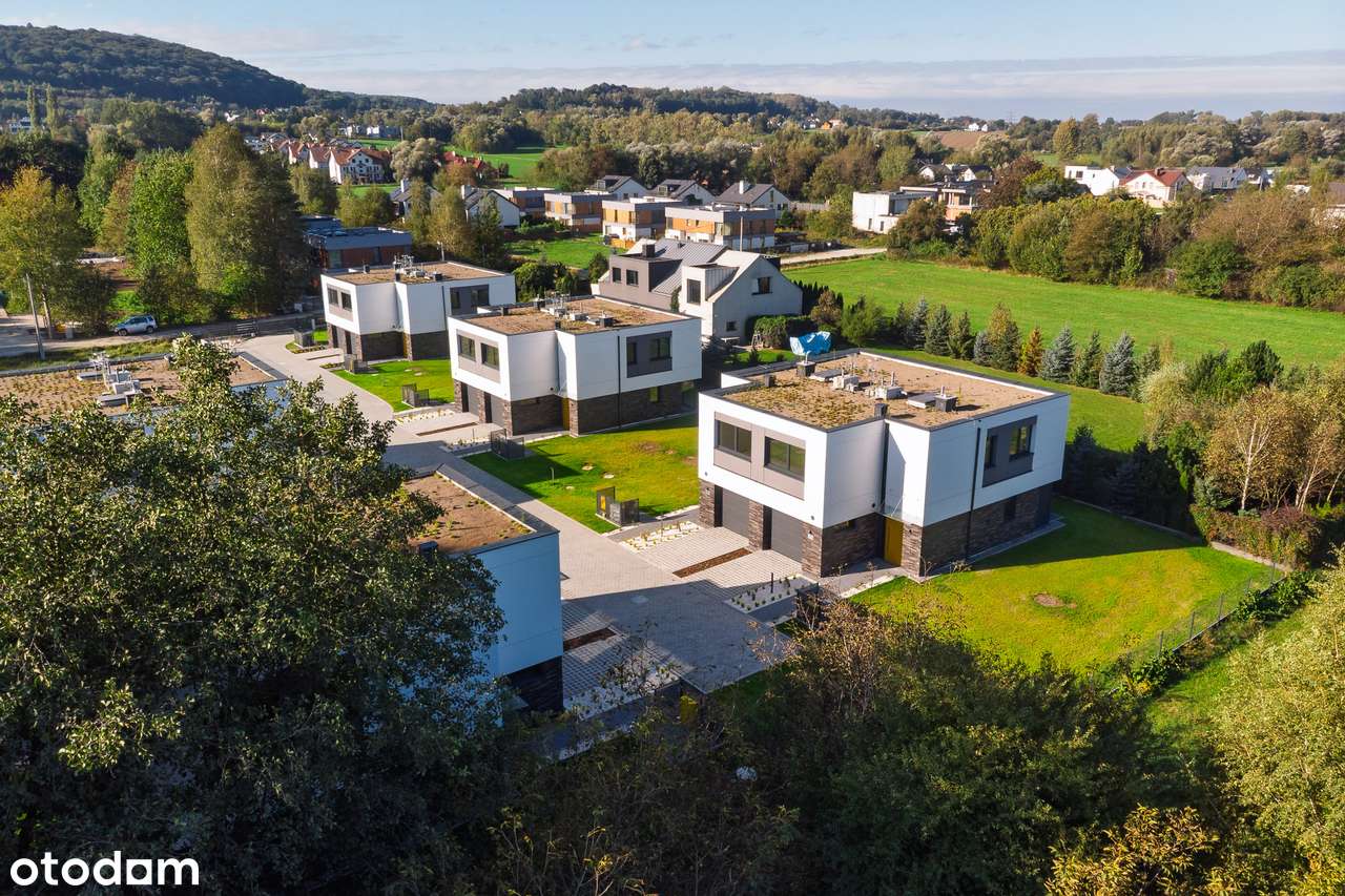 Segment z garażem i ogrodem w nowoczesnym stylu – Wola Justowska - Pełny obrazek: 5/17