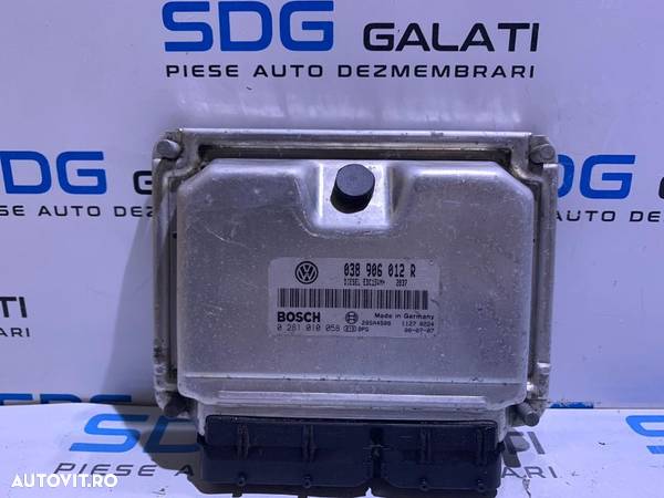 ECU / Calculator Motor 1.9SDI AQM 50KW 68CP Seat Leon 1M 1998 - 2005 Cod Piesa : 038906012R / 0281010058 - 1