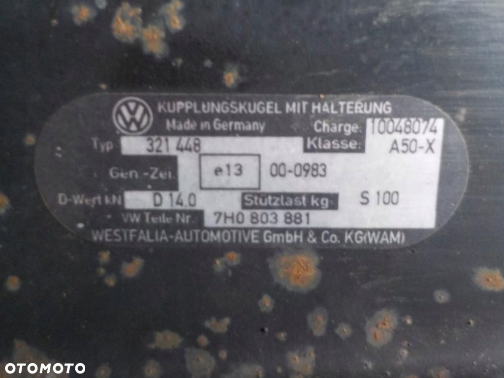 VW T5 HAK HOLOWNICZY HOL - 5