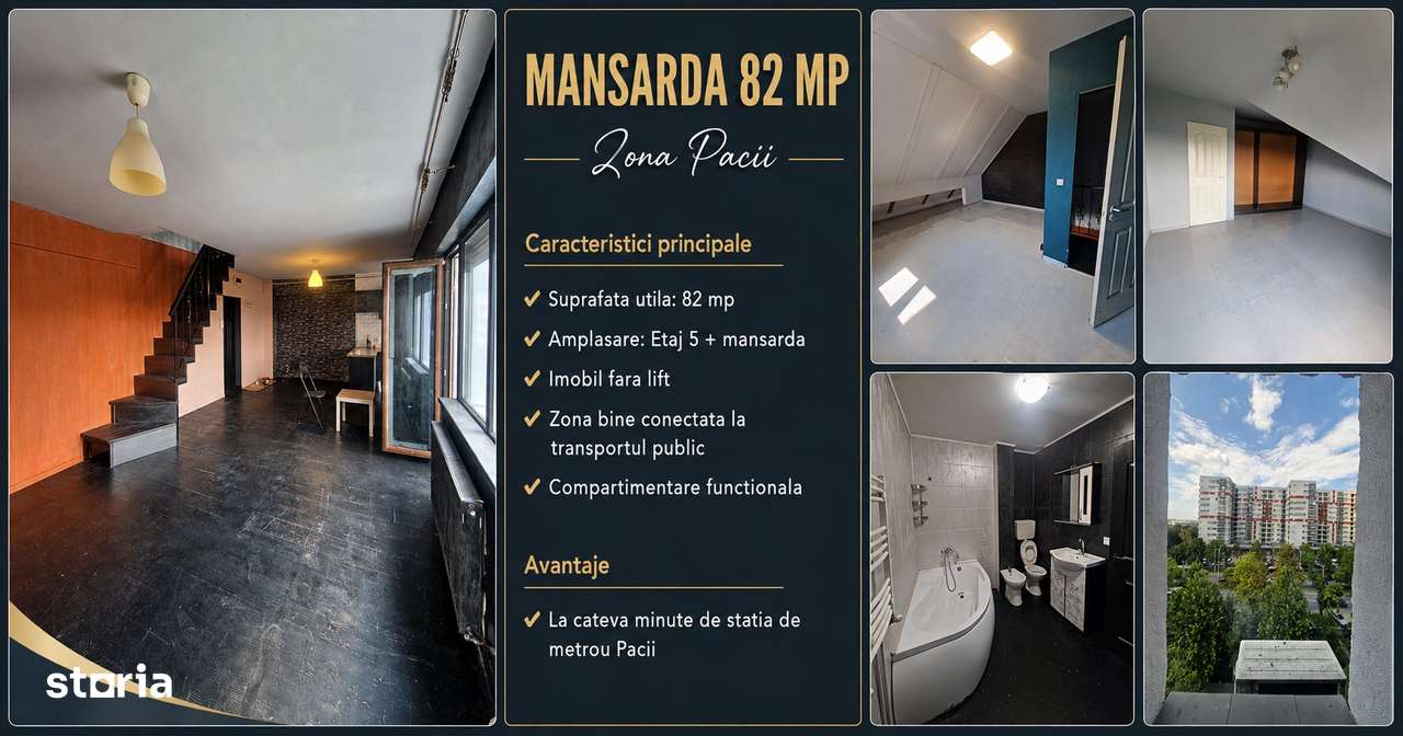 Apartament 3 camere-82 mp-Metrou Pacii - Bd. Iuliu Maniu, Sector 6