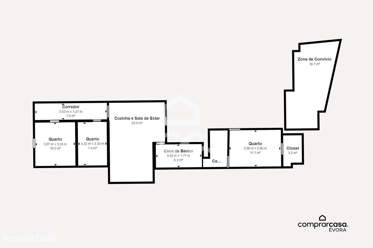 Moradia Térrea T2+2 c/ Quintal Amplo | Perolivas, Reguengos de Monsara-18