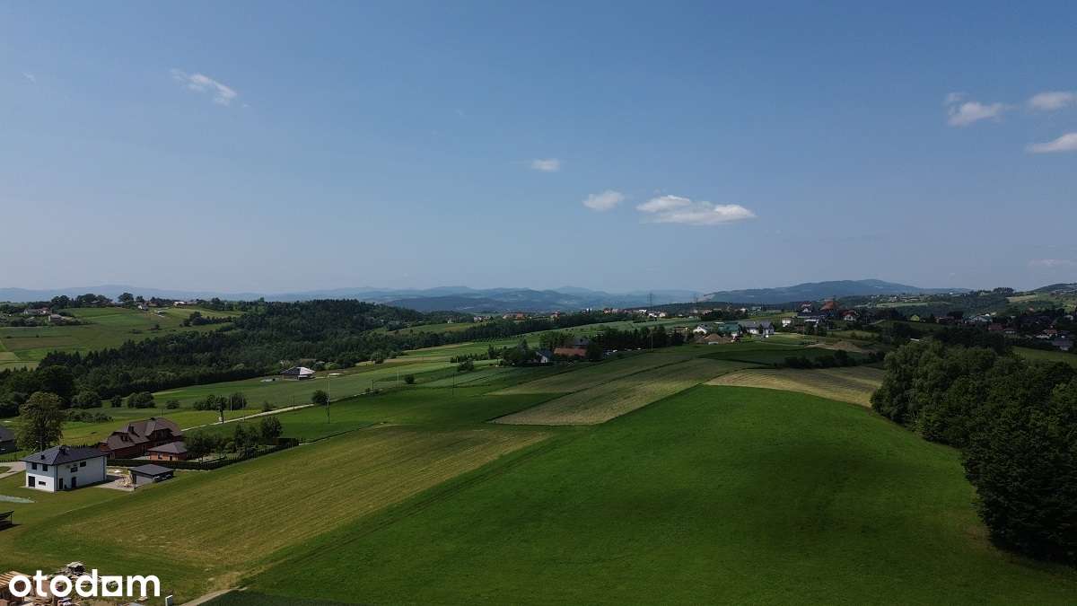 Działka budowlana 26ar widokowa 5km od N.Sącza - Pełny obrazek: 3/16