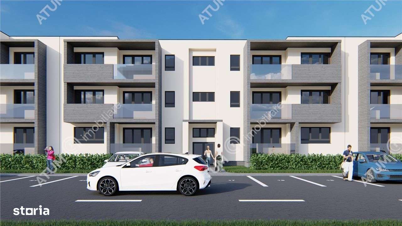 Garsoniera decomandata balcon loc parcare zona Brana din Selimbar - Imagine principală: 4/5