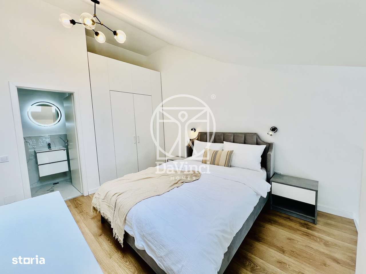 Penthouse 2 camere, 2 bai, mobilat complet, intabulat contoare montate - Imagine principală: 5/20