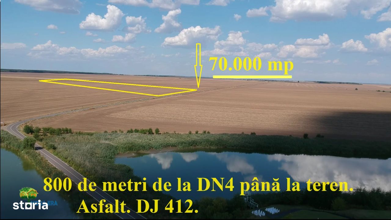 Zona Frumușani. Teren dezvoltatori. 72 loturi P+1+M. 8 x P+4. 4 x P+2