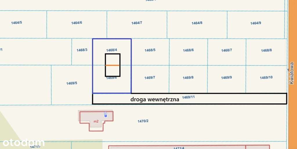 Działka z WZ pod dom, bliźniak lub 2 domy-1