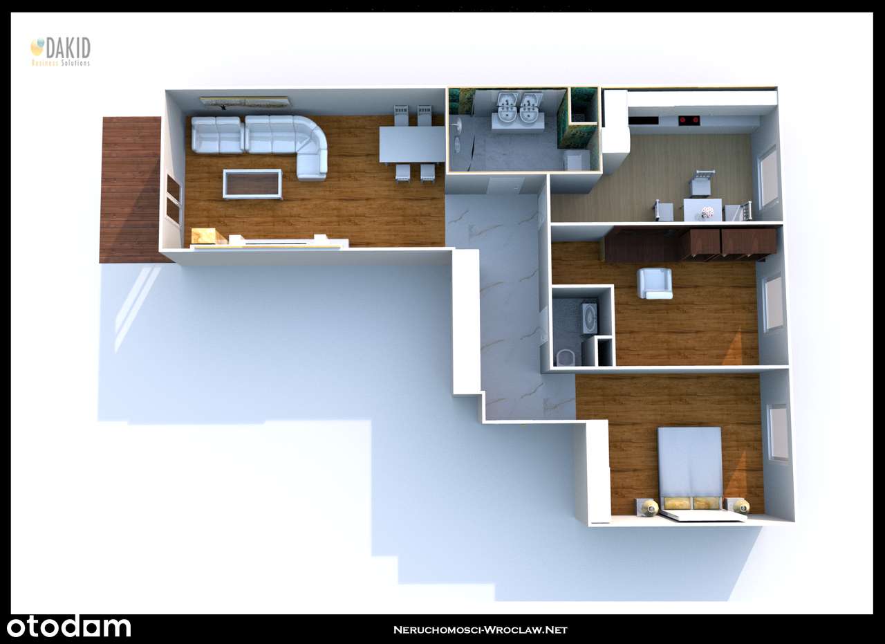 Wrocław-Krzyki-3 pokoje-Apartament-Idealny pod wynajem-7