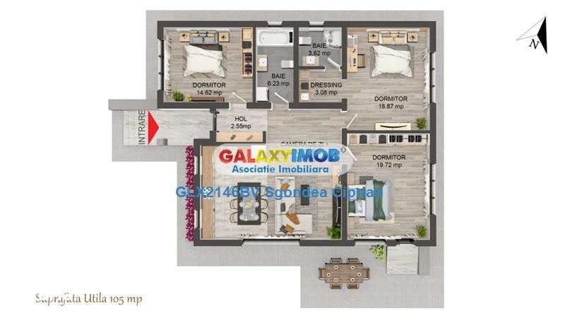 Casa Parter Bod 500 mp teren 110 mp utili - Imagine principală: 5/8