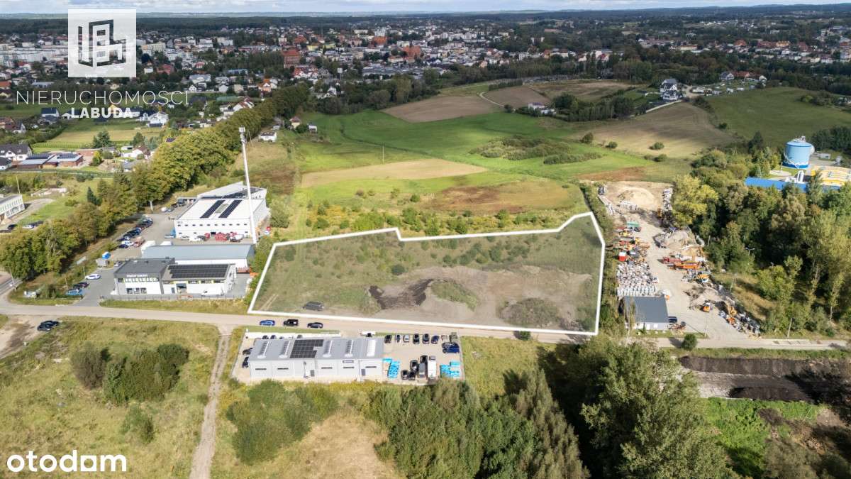 Działka usługowa – Kościerzyna, blisko centrum - Pełny obrazek: 1/7