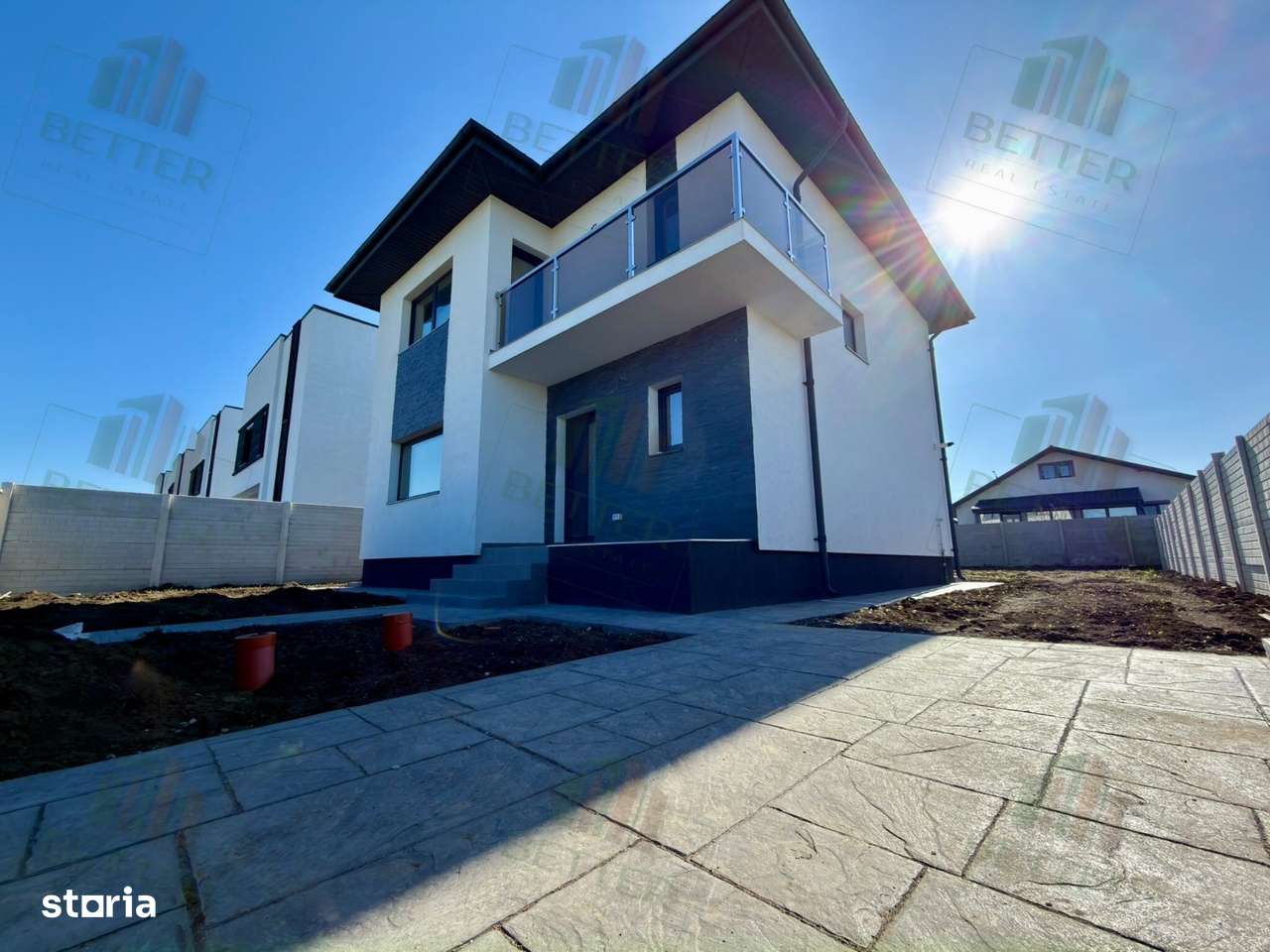 Casă individuală de vânzare în Berceni/ Ilfov - curte 446 mp, 4 camere-0