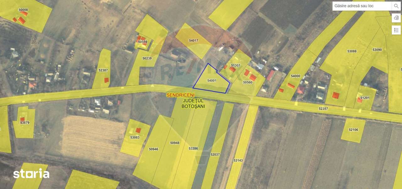 Teren intravilan 2,036mp Pădureni-Șendriceni, Botoșani - Imagine principală: 3/5