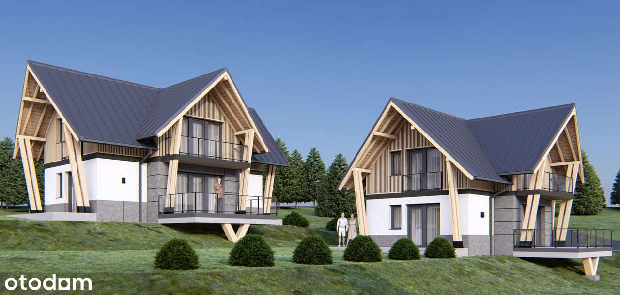 PIENINY - 4 apartamenty, inwestycja na dużej działce widokowej 35 arów - Pełny obrazek: 4/4