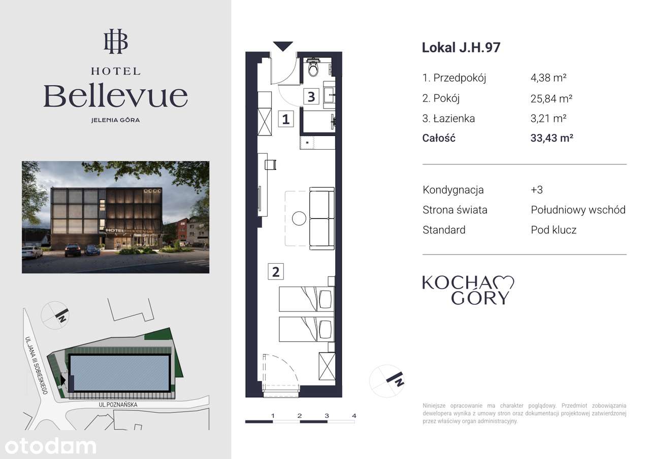Apartamenty inwestycyjne 8% zwrotu w skali roku w hotelu 4* Bellevue-1