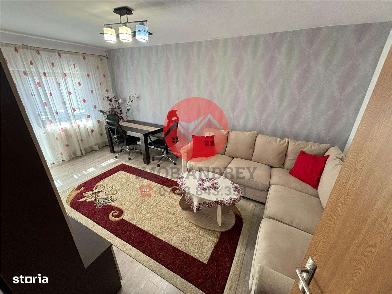 Apartament 3 camere renovat, mobilat si utilat, în cartierul E3, 76 mp - Imagine principală: 2/8