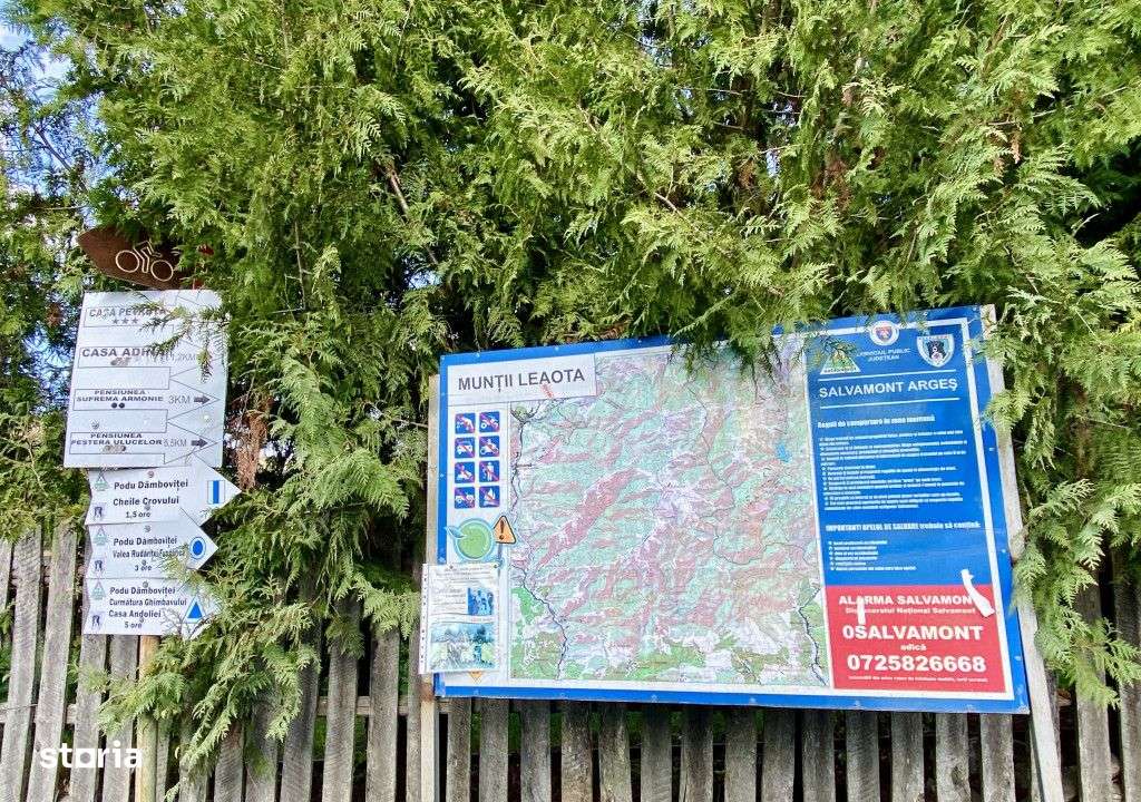 Teren panoramic insorit, utilitati, panta mica si padure, turism sau v-15