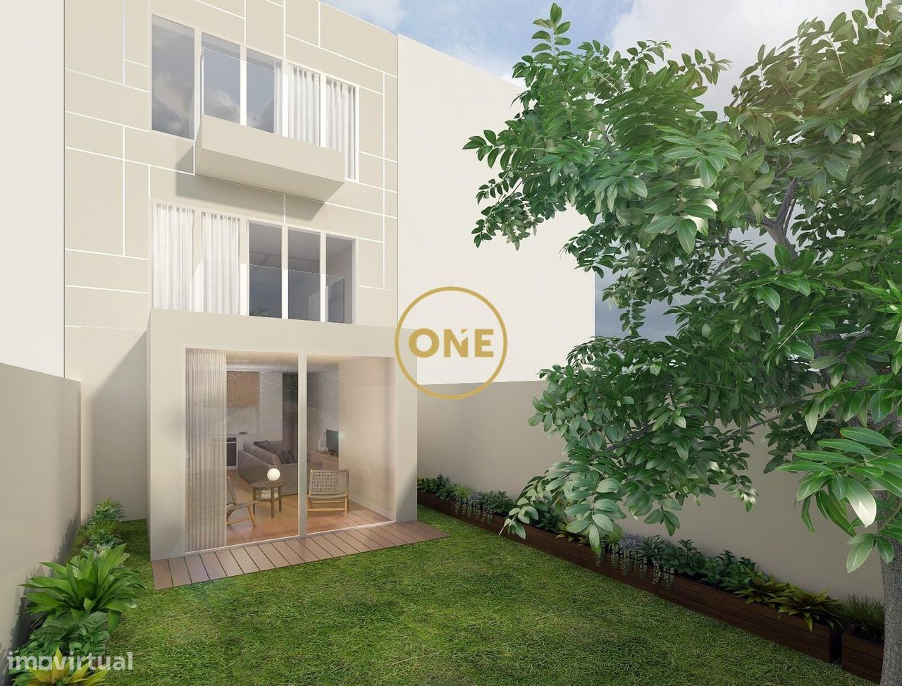 Mondrian Residences : T2 duplex com jardim, varanda e 1 lugar de estac