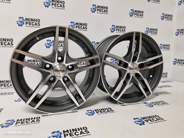 Jantes BUTZI Atria em 15 (5x114.3) Gunmetal Polido - 2